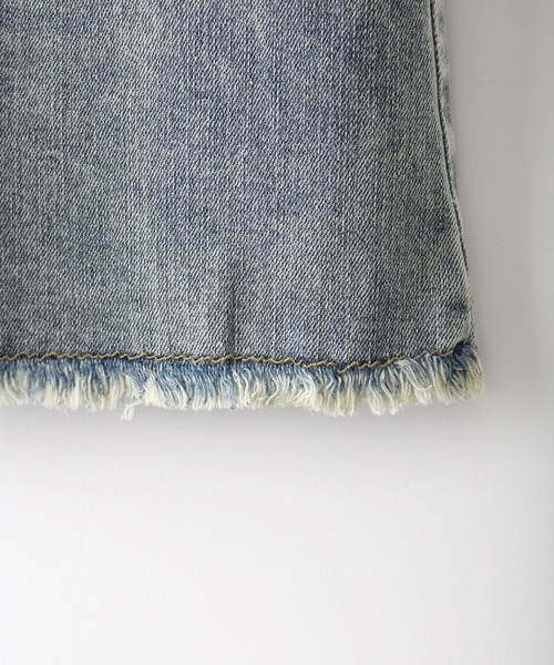 「SpRay」 デニムパンツ MEDIUM グレー レディース_画像4