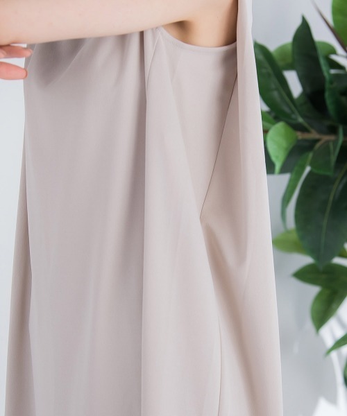「ketty」 ノースリーブワンピース M ネイビー レディース_画像4