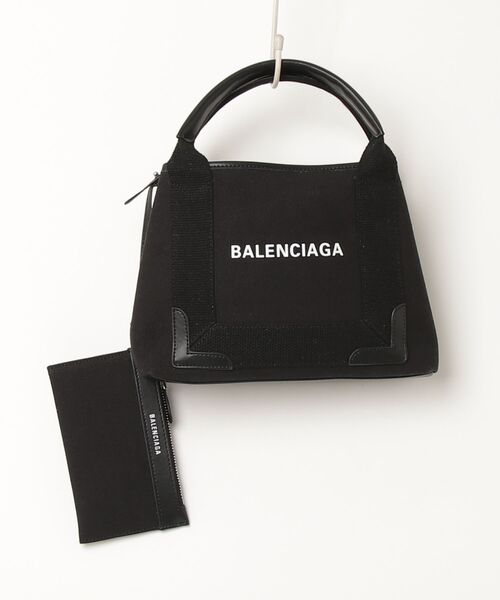 BALENCIAGA（バレンシアガ） ネイビーカバ XS 2WAYバッグ - ブラック