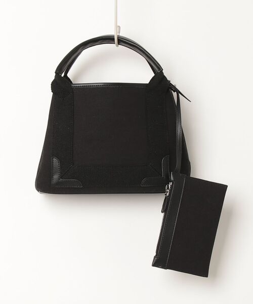✨美品✨ BALENCIAGA ネイビーカバ XS 2way ショルダーバッグ BALENCIAGA（バレンシアガ） ネイビーカバ XS 2WAYバッグ - ブラック