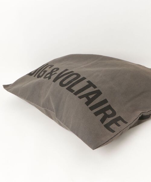 「ZADIG&VOLTAIRE」 ワンポイントトートバッグ - グレー レディース_画像3