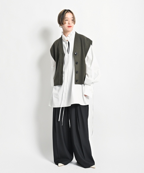 「CITYSHOP」 7分袖ブラウス FREE ブラック レディース_画像5
