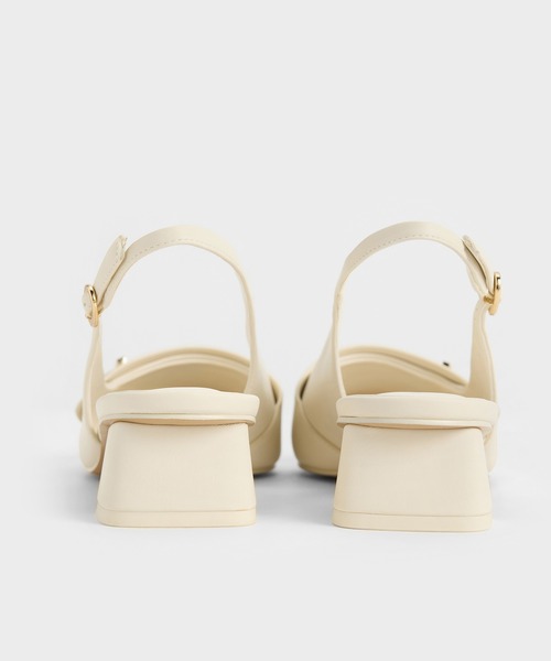 「CHARLES & KEITH」 パンプス 24.5cm ブラック系その他7 レディース_画像3