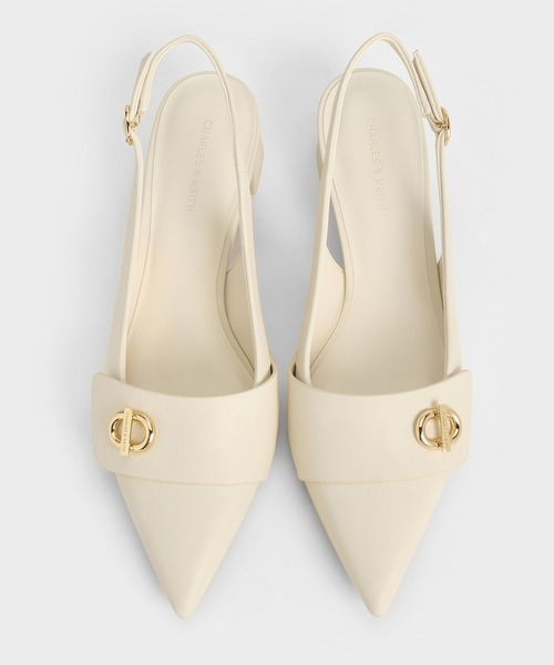 「CHARLES & KEITH」 パンプス 24.5cm ブラック系その他7 レディース_画像4