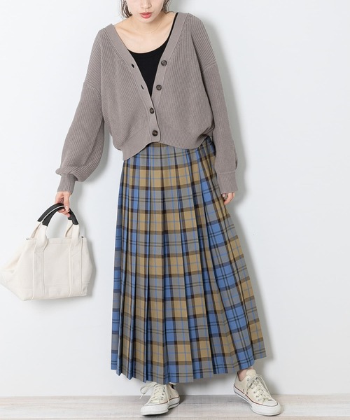 「URBAN RESEARCH Sonny Label」 プリーツスカート FREE グレー レディース_画像6