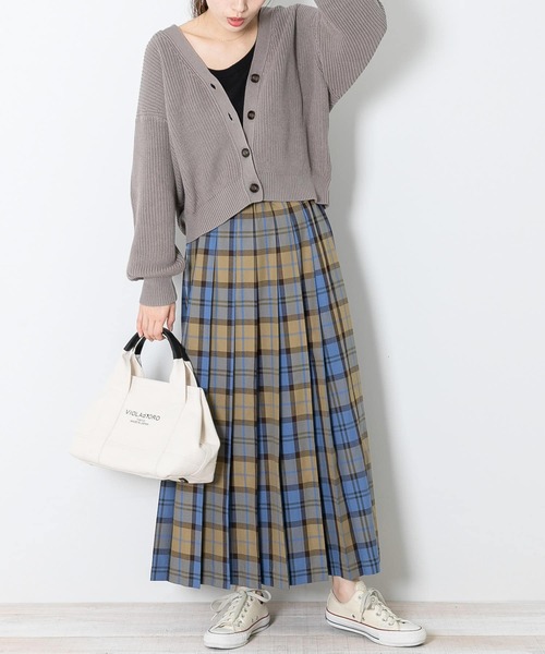 「URBAN RESEARCH Sonny Label」 プリーツスカート FREE グレー レディース_画像9