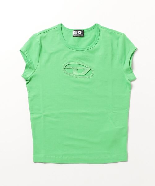 DIESEL Tシャツ　レディース　カーキ DIESEL レディースTシャツ、カットソー｜トップス｜ファッション