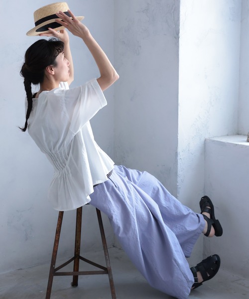 「soulberry」 イージーパンツ 3L パープル レディース_画像4