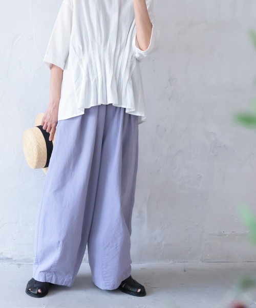 「soulberry」 イージーパンツ 3L パープル レディース_画像5
