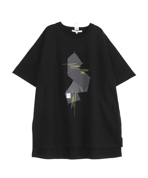 UN3D.（アンスリード） tシャツ 半袖 ORIGAMI PARTS STITCH T-SH