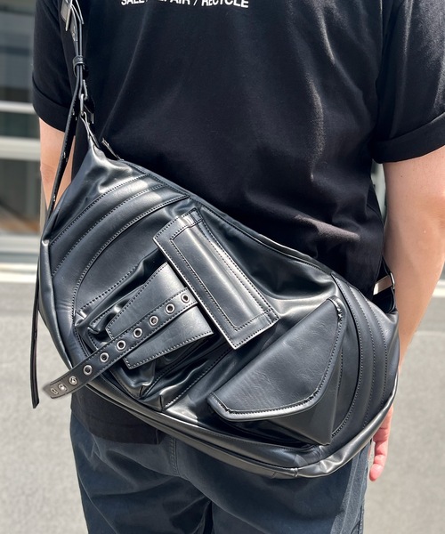 「ONE DAY KMC 」 ショルダーバッグ ONESIZE ブラック メンズ_画像7