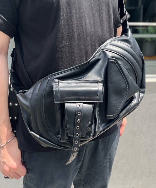 「ONE DAY KMC 」 ショルダーバッグ ONESIZE ブラック メンズ_画像8