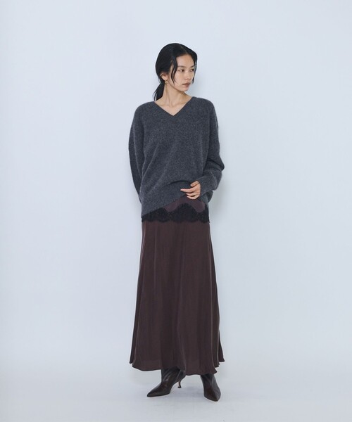 1er Arrondissement ロング スカート キュプラフィブリルマーメイド