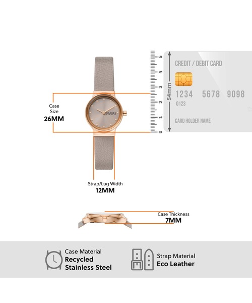 SKAGEN（スカーゲン） 腕時計 腕時計 レディース アナログ レザー