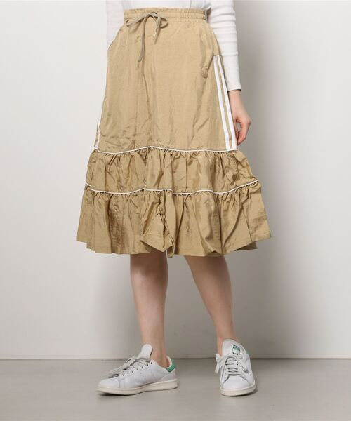 adidasoriginals✖J KOO⁎୭コラボ*アシメ変形フリルスカート*