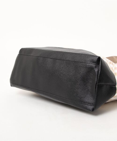 ※新品未使用　ACATE LODOS2 千鳥格子柄トートバッグ　ブラック ACATE【アカーテ】トートバッグ LODOS2 ナチュラルシュリンク