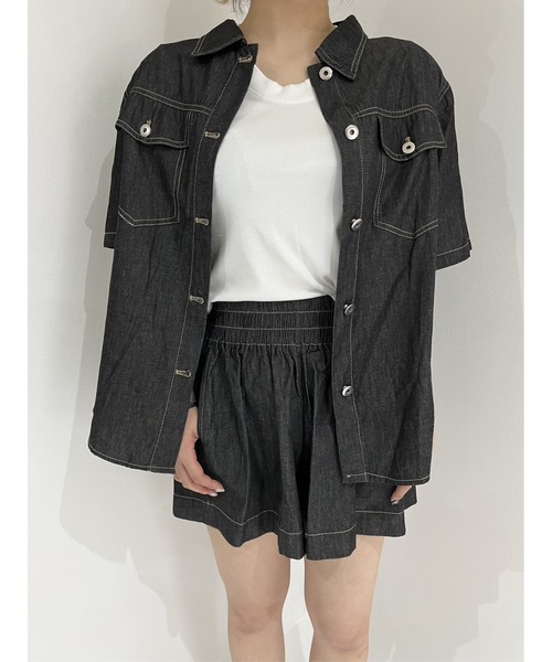 Jewelobe（ジュエローブ） セットアップ デニムシャツ×ショート