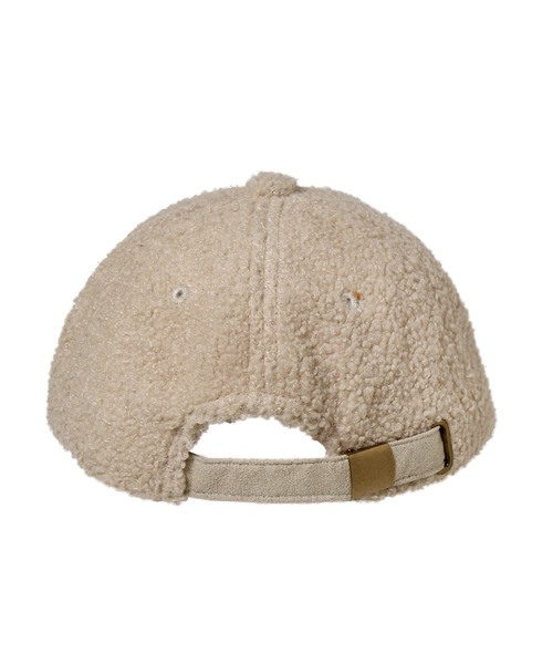MY Hair is Bad ロゴ刺繍ボアキャップ　帽子　cap ベージュ 14+（イチヨンプラス） キャップ 帽子 レディース ボア刺繍キャップ