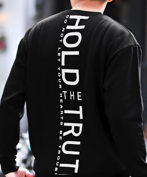 ブラック L ロゴスウェット セール10%OFF】ワンフォークロージング 1111clothing オーバー