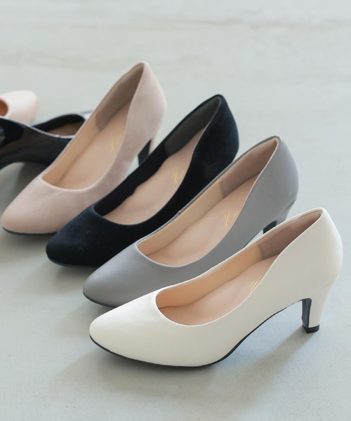 KOBE LETTUCE（神戸レタス） パンプス 走れるパンプス ラウンドトゥ7cm