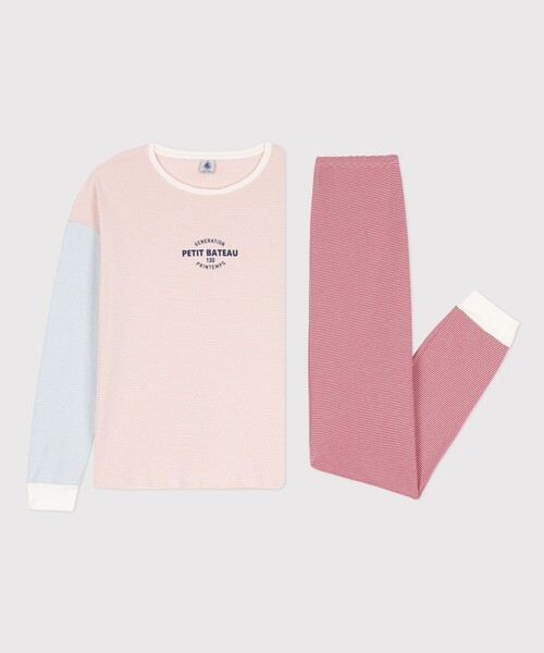 PETIT BATEAU（プチバトー） パジャマ ルームウェア ミラレ長袖