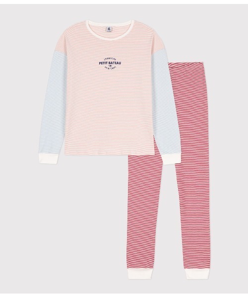 PETIT BATEAU（プチバトー） パジャマ ルームウェア ミラレ長袖