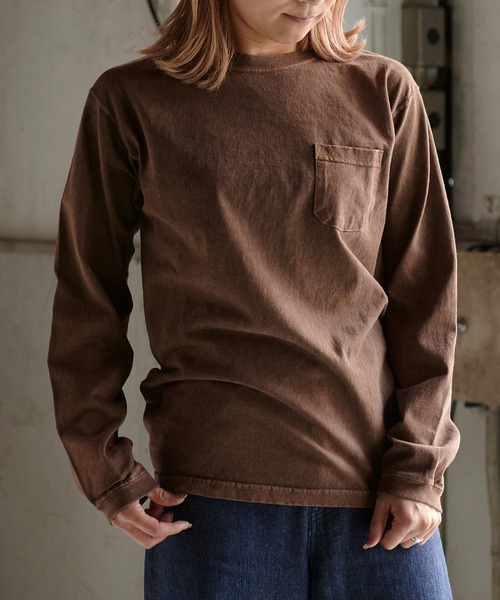 GOOD ON（グッドオン） tシャツ GOOD ON L/S クルーポケット Tシャツ 