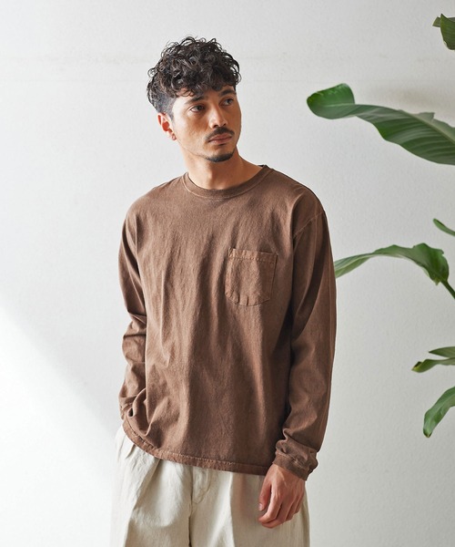 GOOD ON（グッドオン） tシャツ GOOD ON L/S クルーポケット Tシャツ 