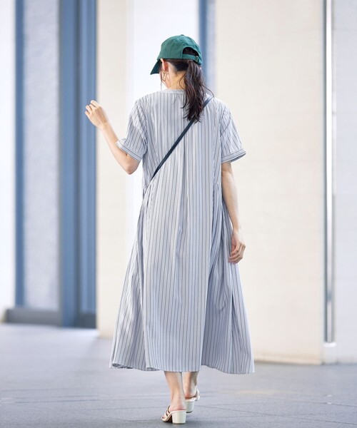 3枚セット Tシャツ、ワンピース Tiaclasse ワンピース 「洗える」サイドタックスキッパーシャツ