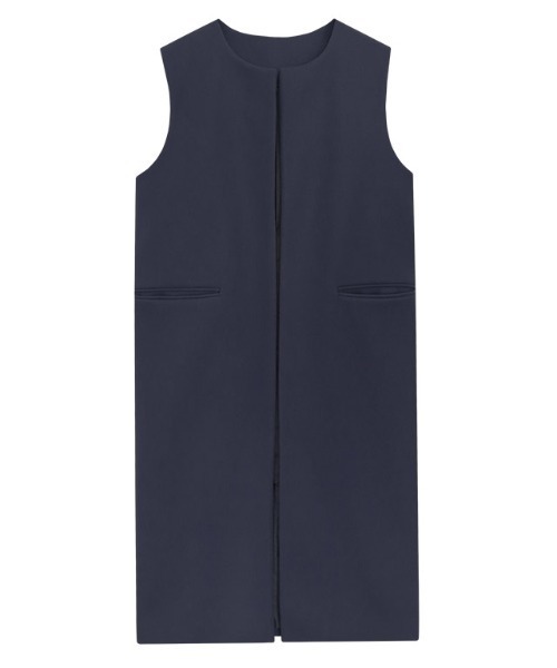 Pierrot（ピエロ） ベスト ジレ メルトンロングジレ レディース