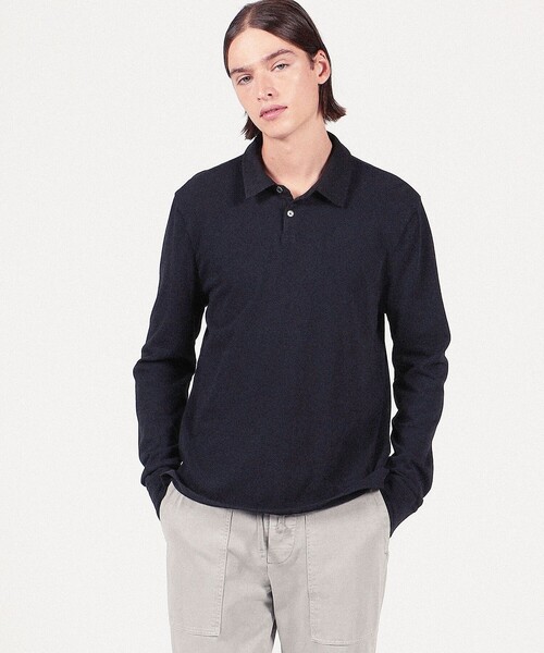 JAMES PERSE（ジェームスパース） ポロシャツ コットンジャージー