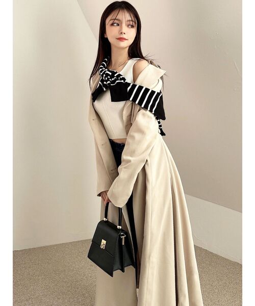 RESEXXY（リゼクシー） トレンチコート コート レイヤードフレア