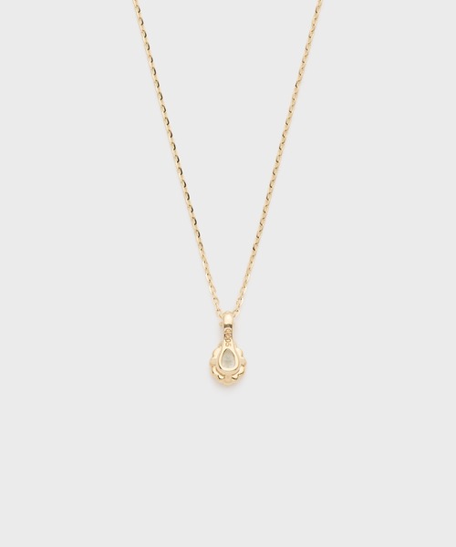ネックレス K10アクアマリンネックレス レディースの画像