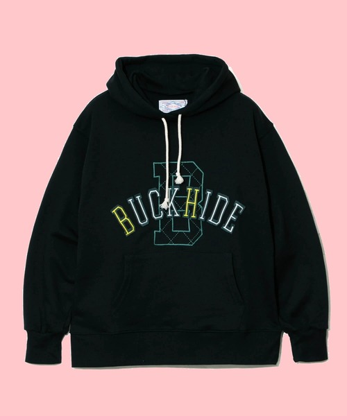 go slow caravan パーカー Buck HIDE/バックハイド LOGO PARKER