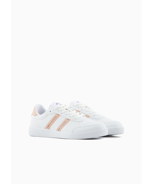 ARMANI EXCHANGE クリーミー＆ゴールド スニーカー Sneakers | Armani Exchange