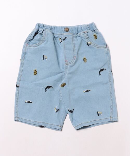 SKAPE パンツ デニム5.5分パンツ キッズ 子供服 男の子 女の子