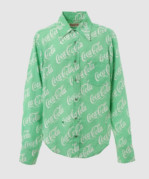 ERL シャツ UNISEX PRINTED BUTTON UP SHIRT WOVE メンズ レディース 