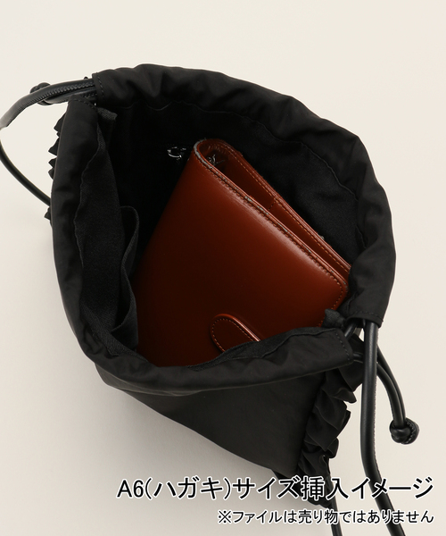 allahollon オラホロン ナイロン ブラック ショルダーバッグ斜め