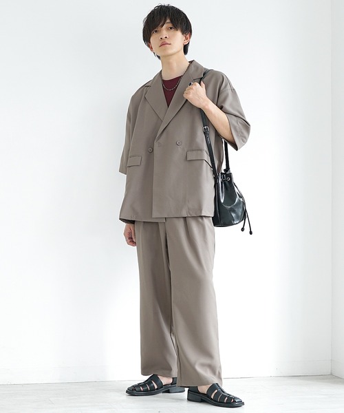 MinoriTY セットアップ 「MinoriTY」さら艶テーラードジャケット