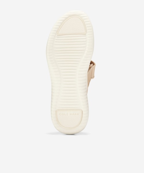 ⭐️週末セール⭐️COLE HAAN ベージュ バックル付きサンダル セール】ゼログランド メリット サンダル womens（サンダル