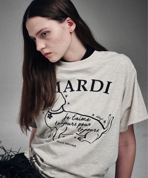 tシャツ TSHIRT SWING THE TAIL DDANJI FLOWER CHOKER レディース メンズ