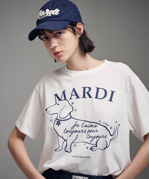 Mardi Mercredi（マルディメクルディ） tシャツ TSHIRT SWING THE TAIL