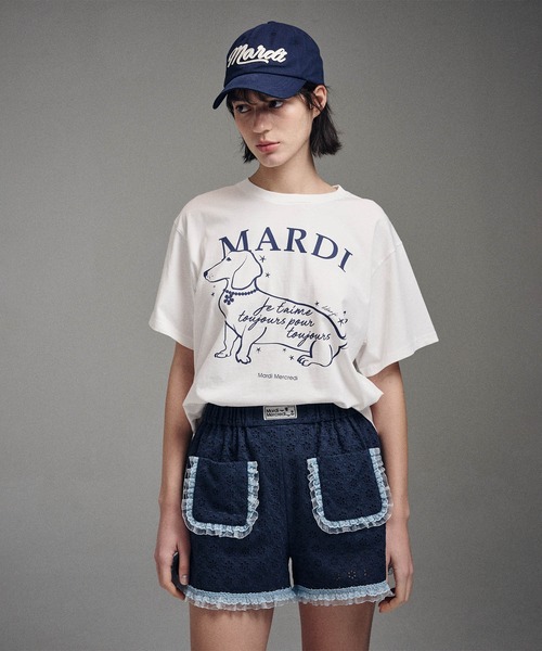 tシャツ TSHIRT SWING THE TAIL DDANJI FLOWER CHOKER レディース メンズ TSHIRT SWING THE TAIL DDANJI FLOWER CHOKER（Tシャツ