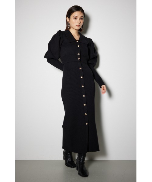 rienda ワンピース 2WAYカーディガンセットニットワンピース