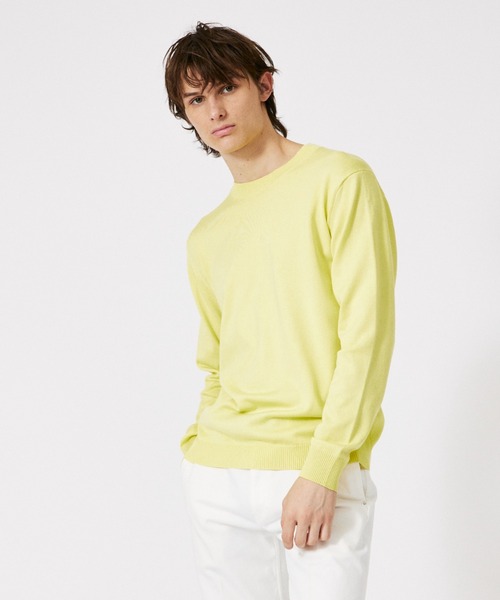 デザインワークス　セーター　カシミヤ DESIGNWORKS セーター ニット 「カシミアタッチ」 クルーネック