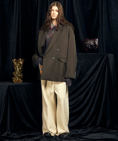 ジャケット テーラードジャケット 「UNISEX」「Italian Dead Stock Fabric」Prime-Over Double Breasの画像