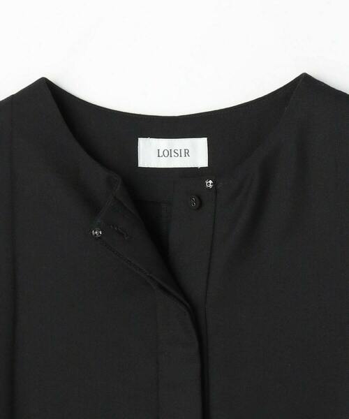 LOISIR ジャンパースカート スリーブレスボックスタックワンピース