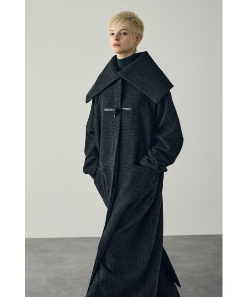 【RIM.ARK】コート RIM.ARK(リムアーク)｜Stand collar melton CT/コート/ダークネイビー