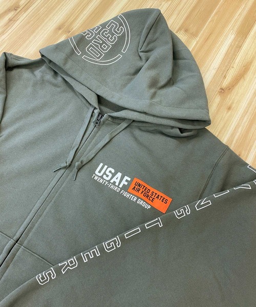 AVIREXパーカー AVIREX（アヴィレックス） パーカー VARSITY LOGO SWEAT ZIP UP PARKA