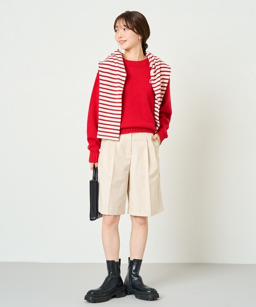 FREAK'S STORE スラックス パンツ 限定展開 2タック ショート